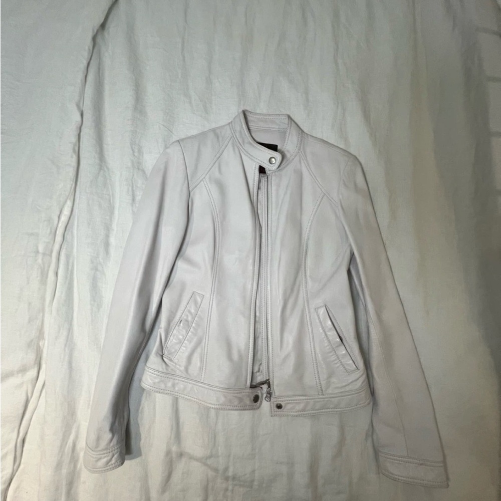 Danier Leather Jacket - Women's White
